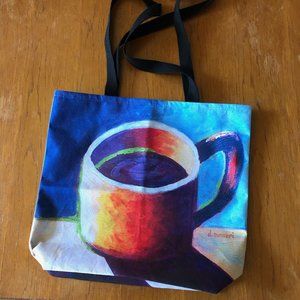 NWT Canvas Tote by artist Diana Sunseri